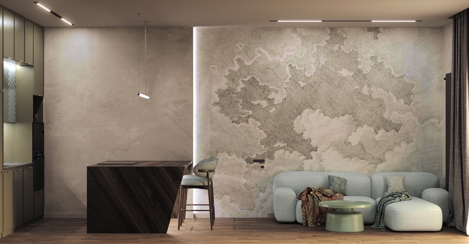 Дизайн квартиры 60 м²